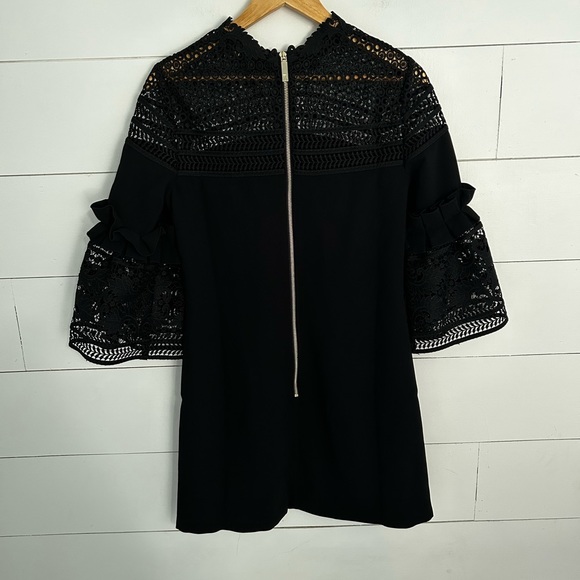 Ted Baker London Lucila Shift Dress with Lace Panels - Picture 4 of 12